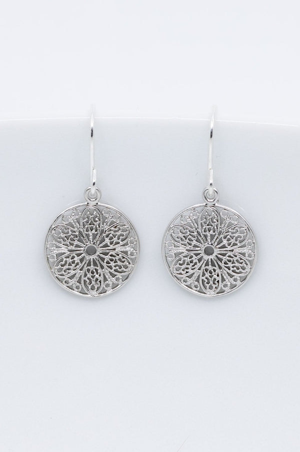 Ohrringe Silber Boho Ornamente