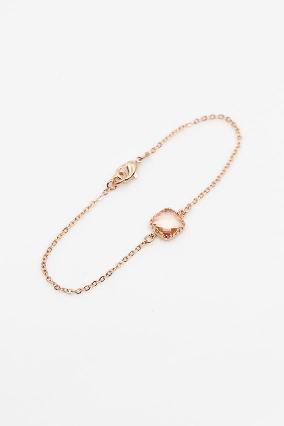 Armband rosevergoldet Pfirsich - Catalea - Schlichter Schmuck - Minimalistischer Schmuck - Modeschmuck