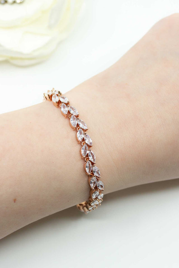 Armband Alexandria rosevergoldet - Catalea - Schlichter Schmuck - Minimalistischer Schmuck - Modeschmuck