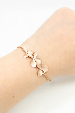 Armband Madeira rosevergoldet 3 Blumen - Catalea - Schlichter Schmuck - Minimalistischer Schmuck - Modeschmuck