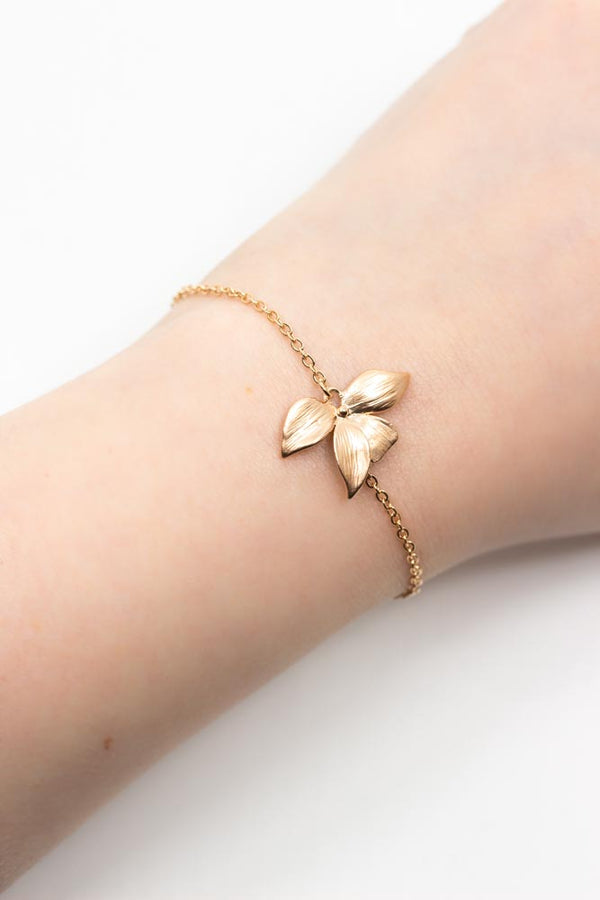 Armband Siena Rosegold Blume - Catalea - Schlichter Schmuck - Minimalistischer Schmuck - Modeschmuck