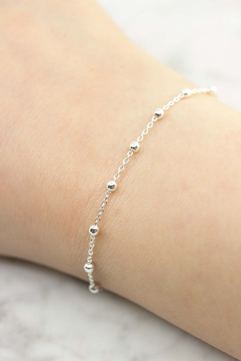 Armband Silber Kugeln