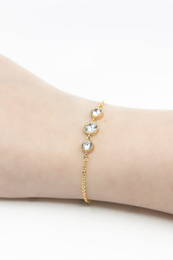 Armband vergoldet Zirkonia - Catalea - Schlichter Schmuck - Minimalistischer Schmuck - Modeschmuck