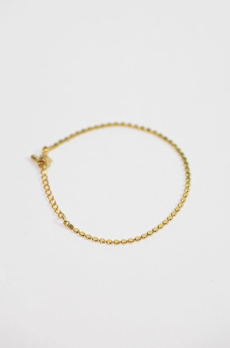Armband vergoldet Plättchen - Catalea - Schlichter Schmuck - Minimalistischer Schmuck - Modeschmuck