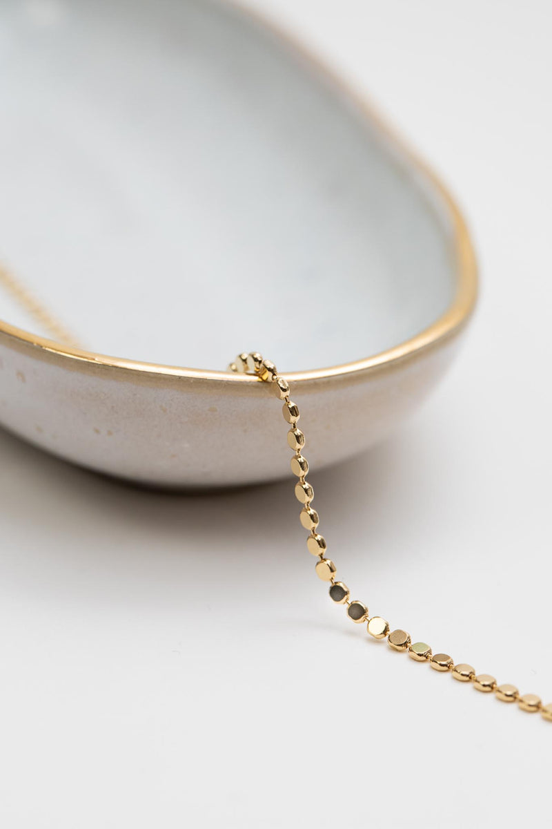 Armband vergoldet Plättchen - Catalea - Schlichter Schmuck - Minimalistischer Schmuck - Modeschmuck