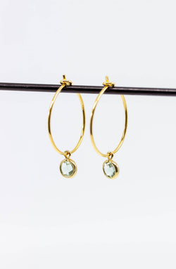Ohrringe Creolen 925 Silber vergoldet Erinite - Catalea - Schlichter Schmuck - Minimalistischer Schmuck - Modeschmuck