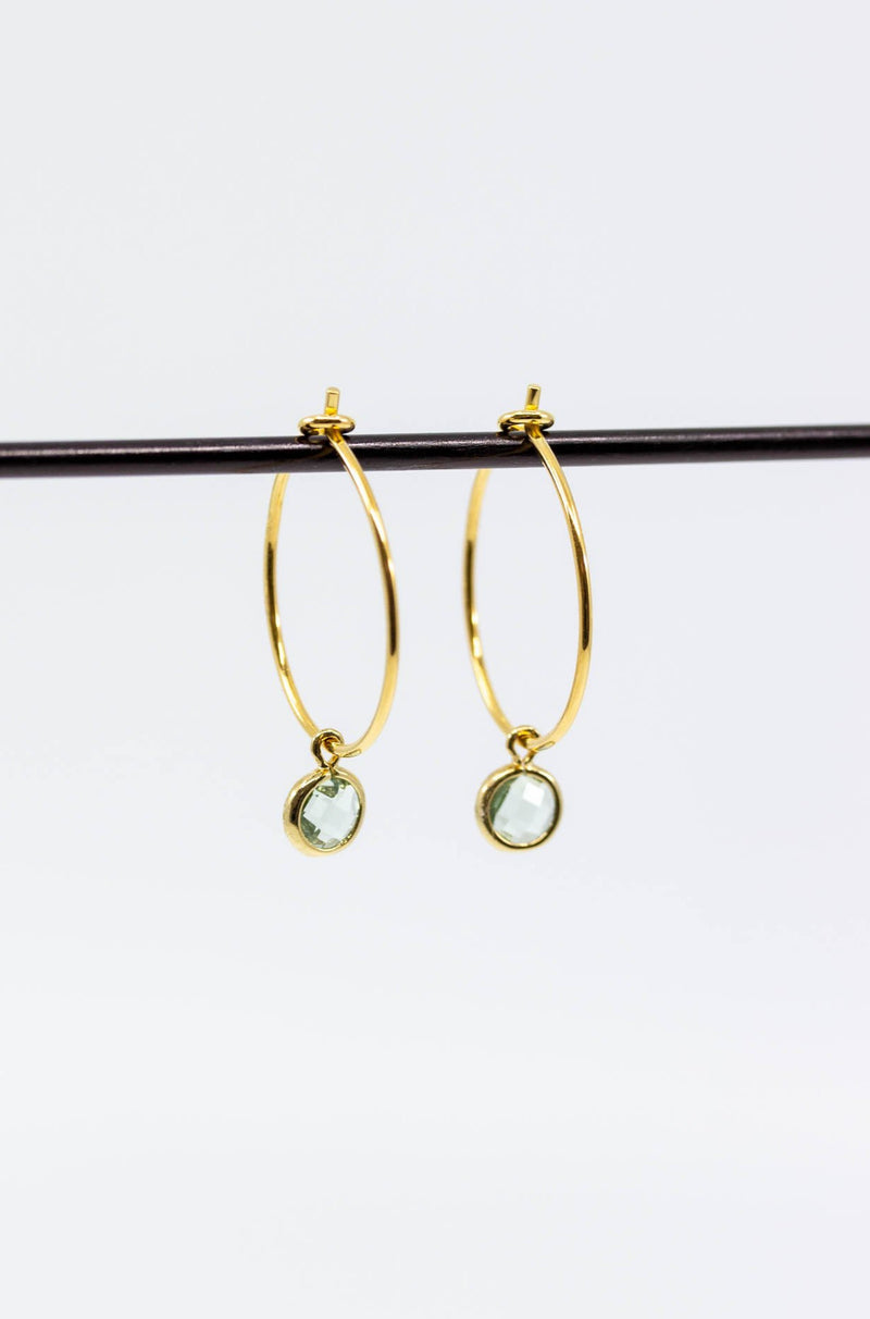 Ohrringe Creolen 925 Silber vergoldet Erinite - Catalea - Schlichter Schmuck - Minimalistischer Schmuck - Modeschmuck