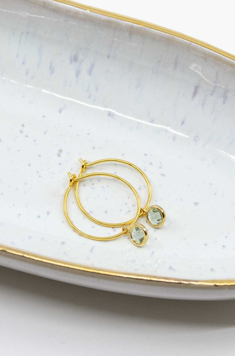 Ohrringe Creolen 925 Silber vergoldet Erinite - Catalea - Schlichter Schmuck - Minimalistischer Schmuck - Modeschmuck