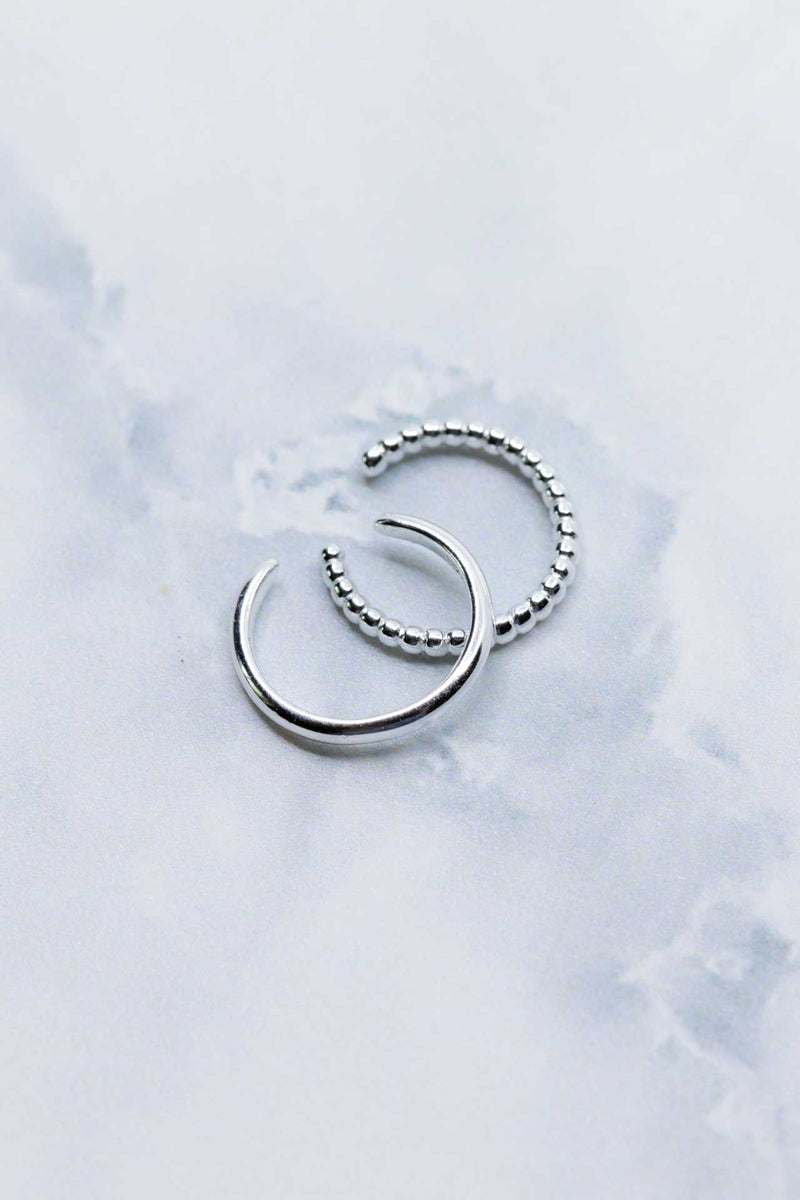 Ear Cuffs Silber