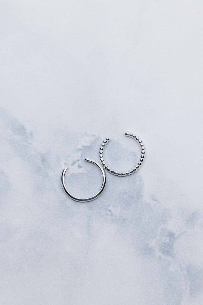 Ear Cuffs Silber