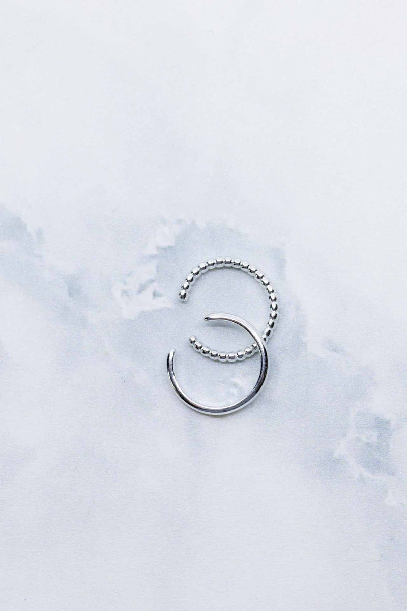 Ear Cuffs Silber