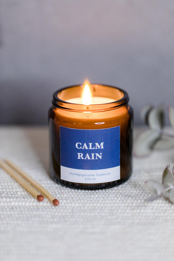 Sojaduftkerze Calm Rain
