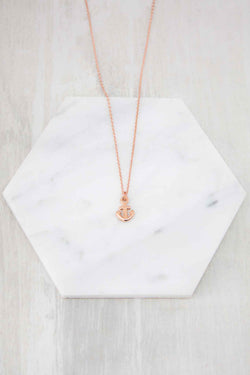 Kette rosevergoldet Anker klein - Catalea - Schlichter Schmuck - Minimalistischer Schmuck - Modeschmuck