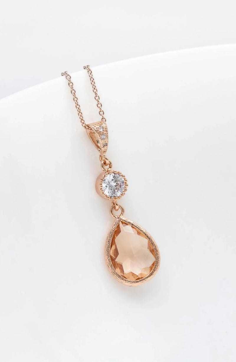 Kette Bari rosevergoldet Pfirsich - Catalea - Schlichter Schmuck - Minimalistischer Schmuck - Modeschmuck