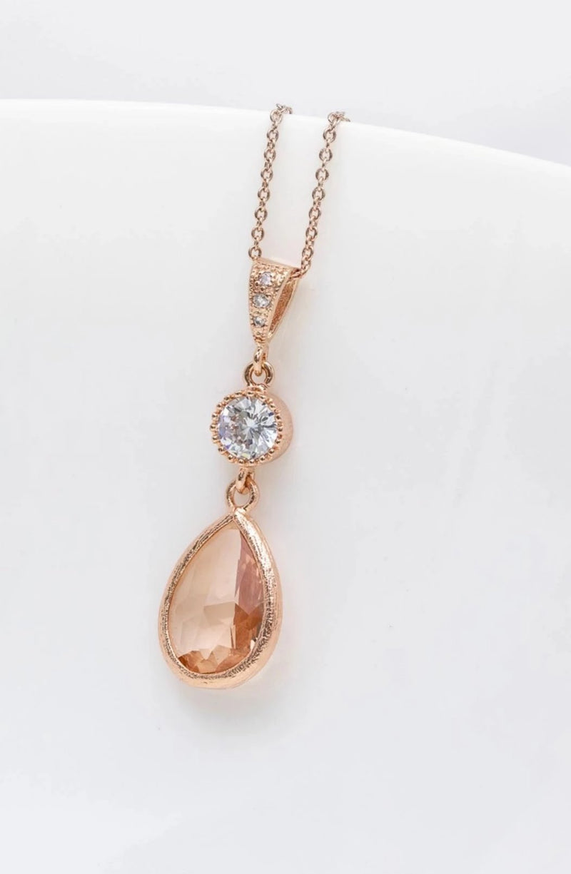 Kette Bari rosevergoldet Pfirsich - Catalea - Schlichter Schmuck - Minimalistischer Schmuck - Modeschmuck