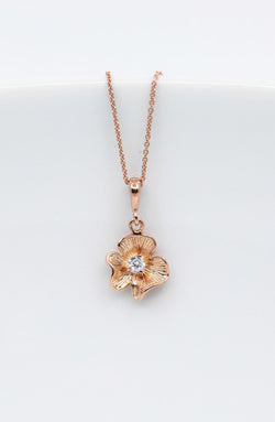 Kette rosevergoldet Blüte - Catalea - Schlichter Schmuck - Minimalistischer Schmuck - Modeschmuck