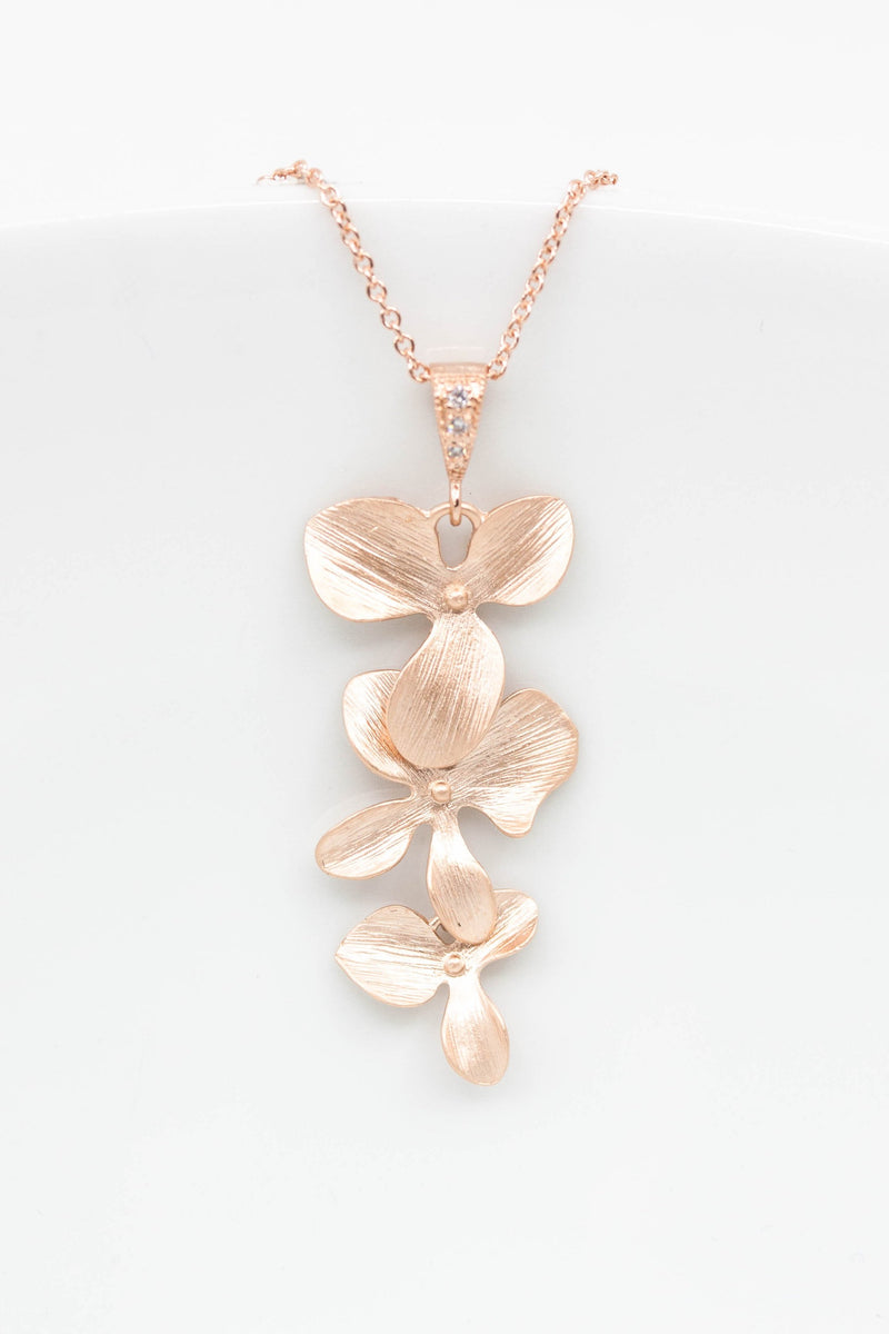 Kette Madeira rosevergoldet Blumen - Catalea - Schlichter Schmuck - Minimalistischer Schmuck - Modeschmuck