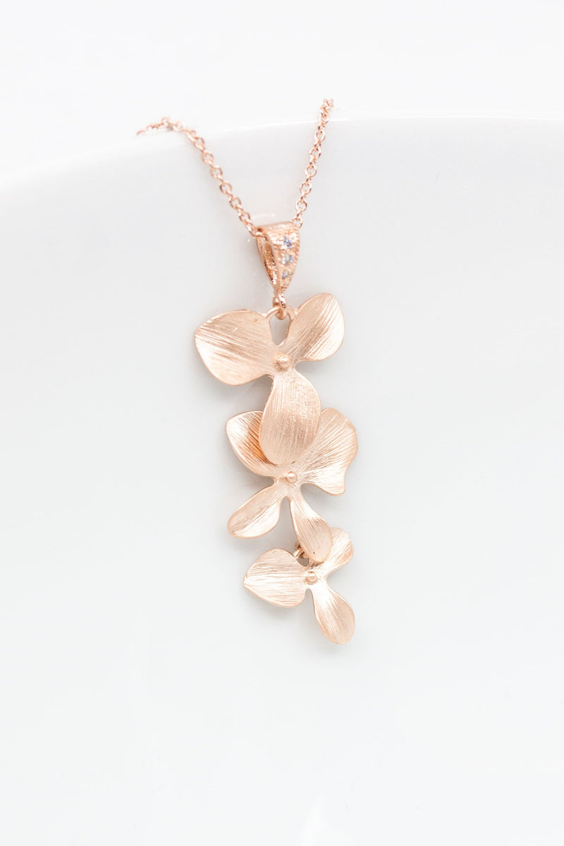 Kette Madeira rosevergoldet Blumen - Catalea - Schlichter Schmuck - Minimalistischer Schmuck - Modeschmuck