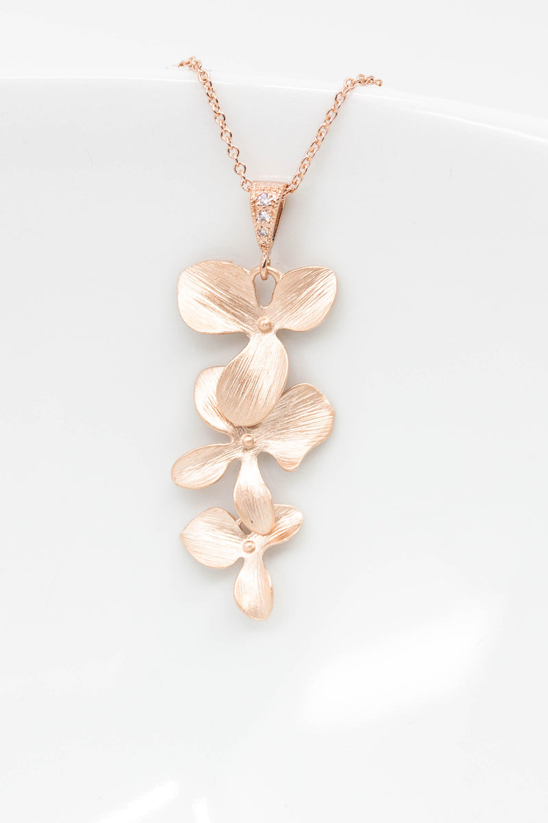 Kette Madeira rosevergoldet Blumen - Catalea - Schlichter Schmuck - Minimalistischer Schmuck - Modeschmuck