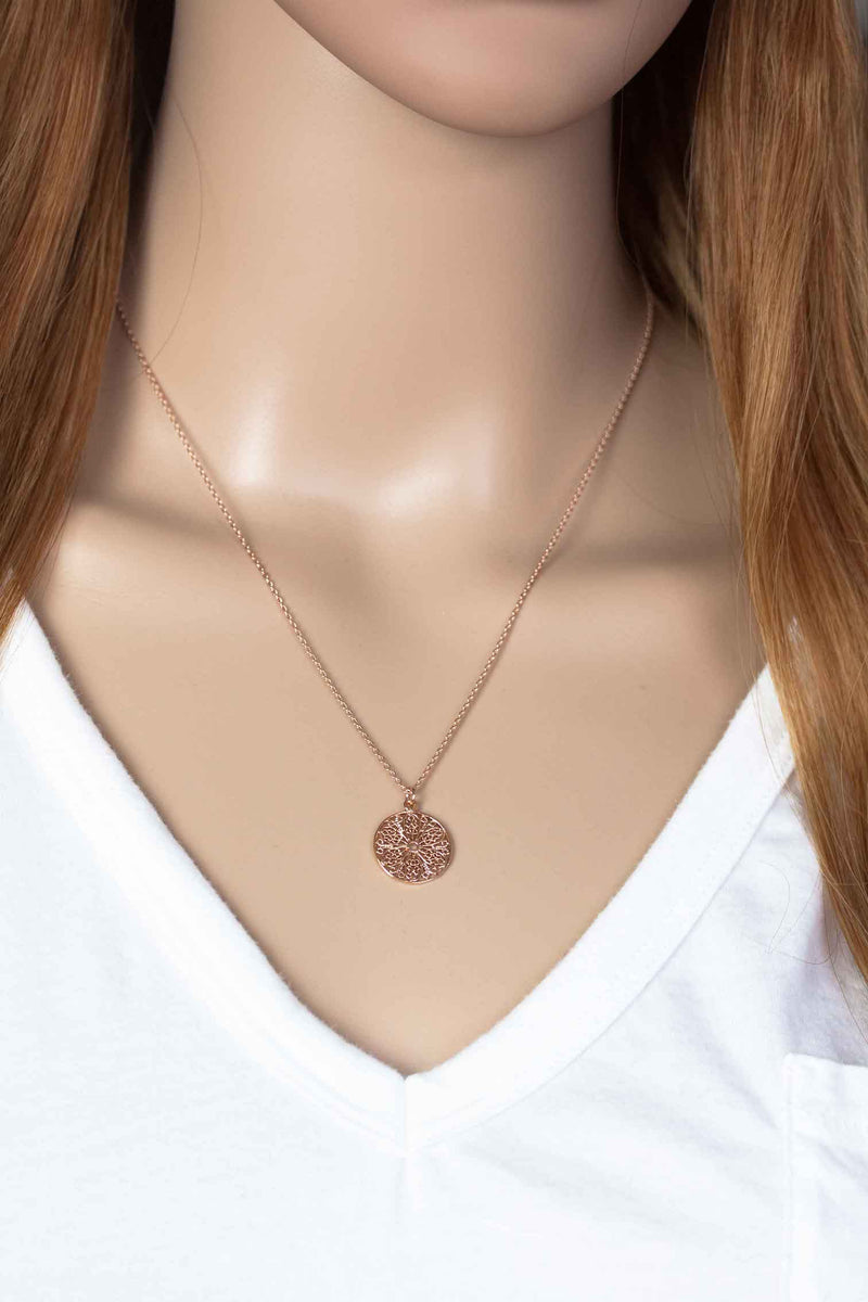 Kette Rosegold Boho Ornamente - Catalea - Schlichter Schmuck - Minimalistischer Schmuck - Modeschmuck