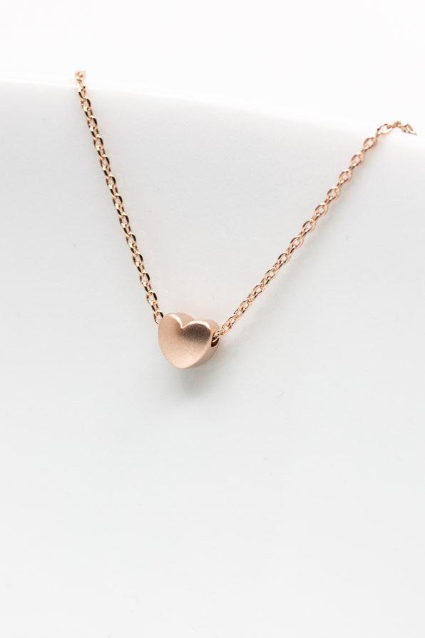 Kette Rosegold Herz - Catalea - Schlichter Schmuck - Minimalistischer Schmuck - Modeschmuck