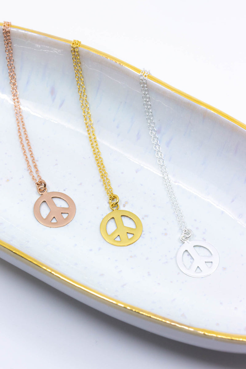 Kette Silber Peace