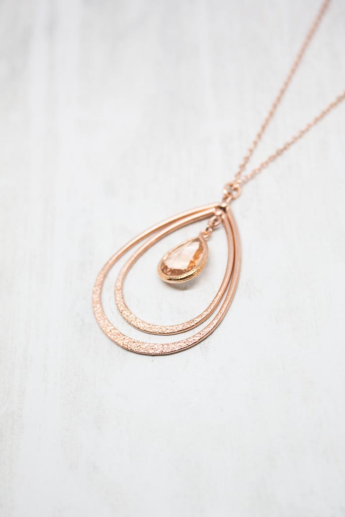 Kette Elba rosevergoldet Pfirsich - Catalea - Schlichter Schmuck - Minimalistischer Schmuck - Modeschmuck