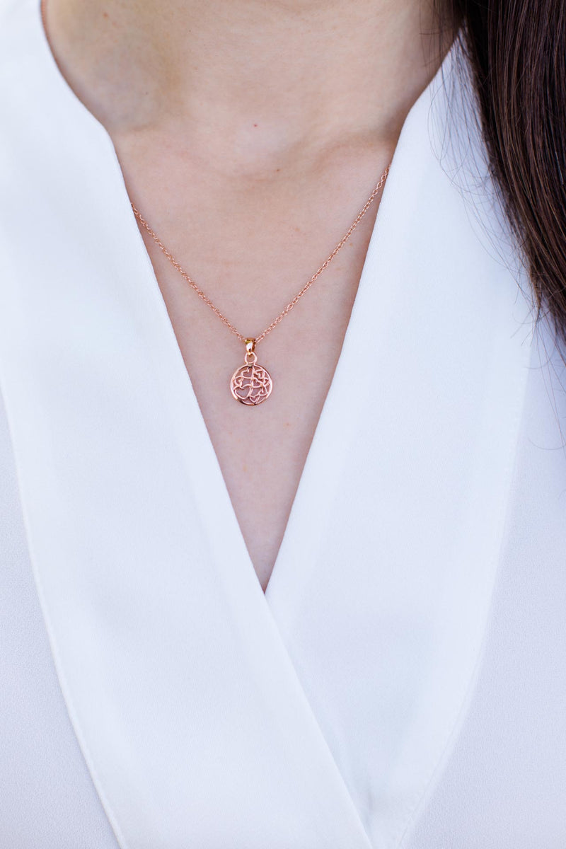 Kette Rosegold Herzen