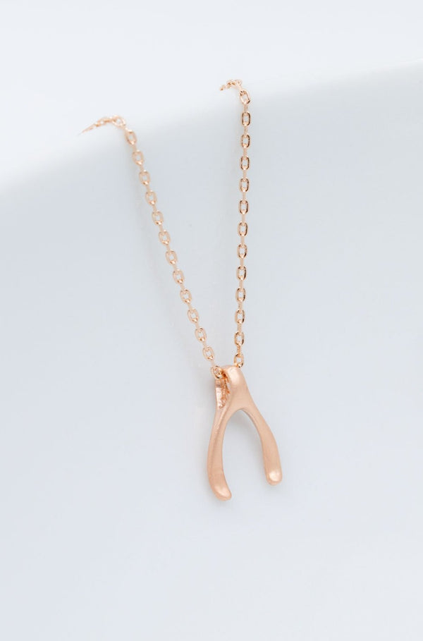 Kette rosevergoldet Wishbone - Catalea - Schlichter Schmuck - Minimalistischer Schmuck - Modeschmuck