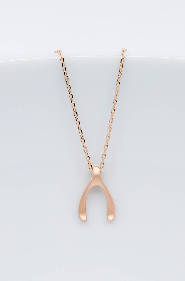 Kette rosevergoldet Wishbone - Catalea - Schlichter Schmuck - Minimalistischer Schmuck - Modeschmuck