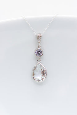 Kette Silber Kristall Bari