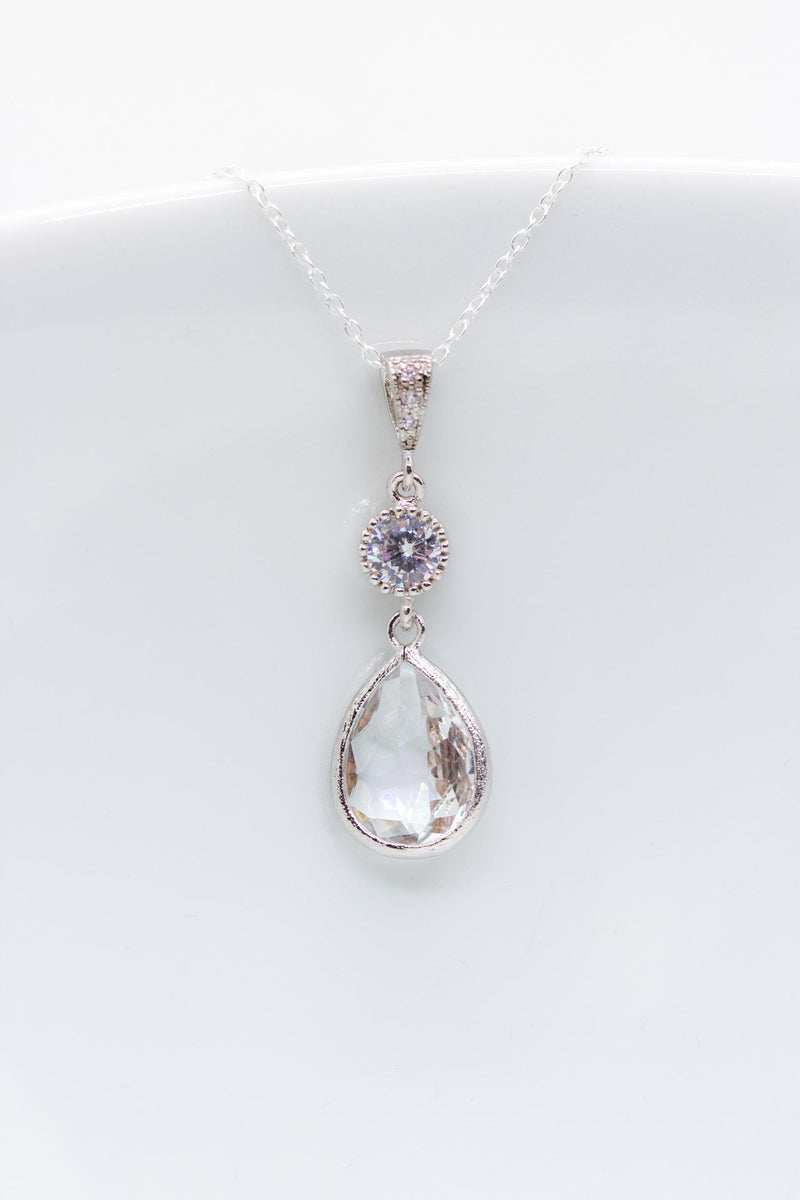 Kette Silber Kristall Bari