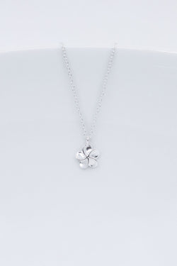 Kette Silber Frangipani Blume