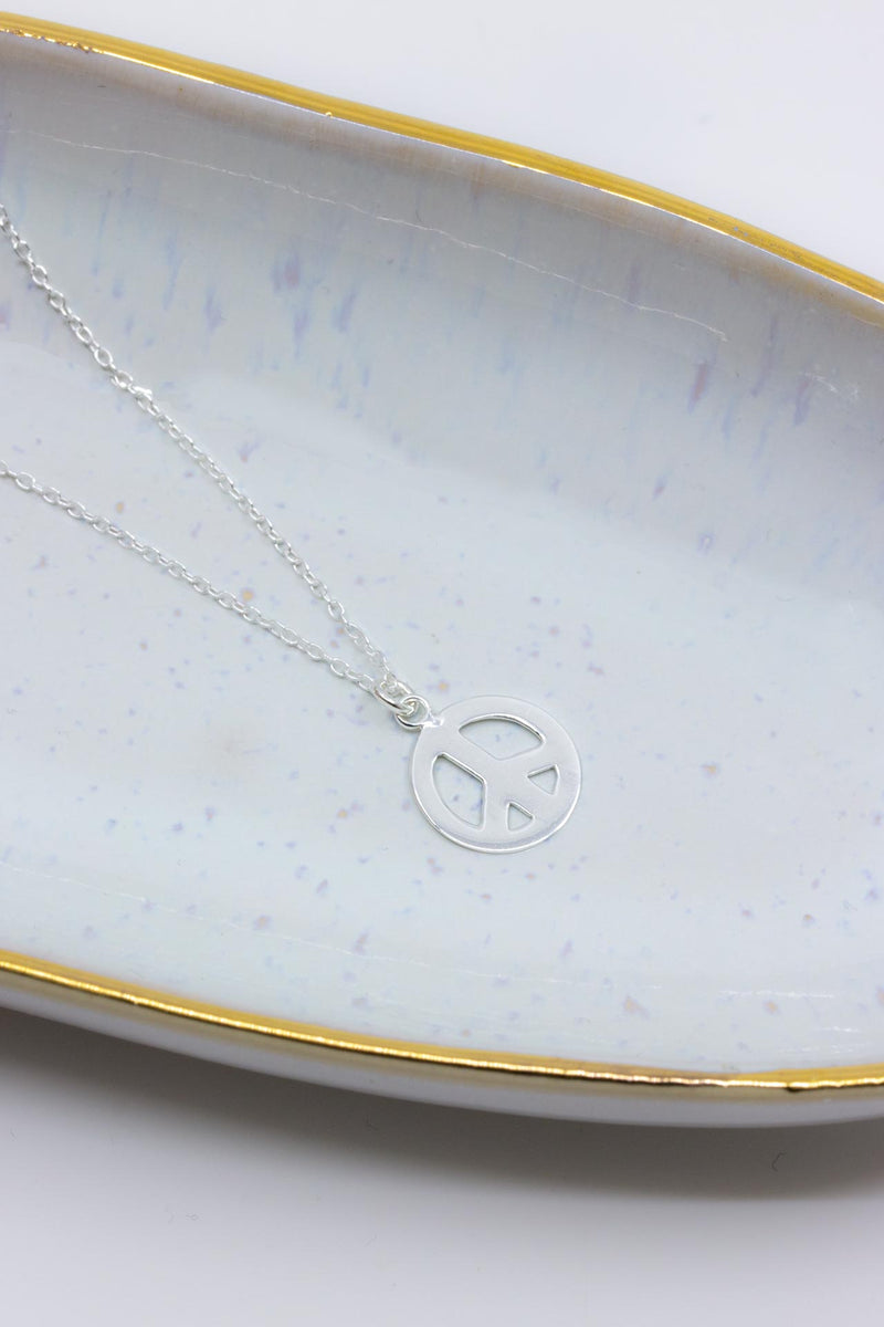 Kette Silber Peace