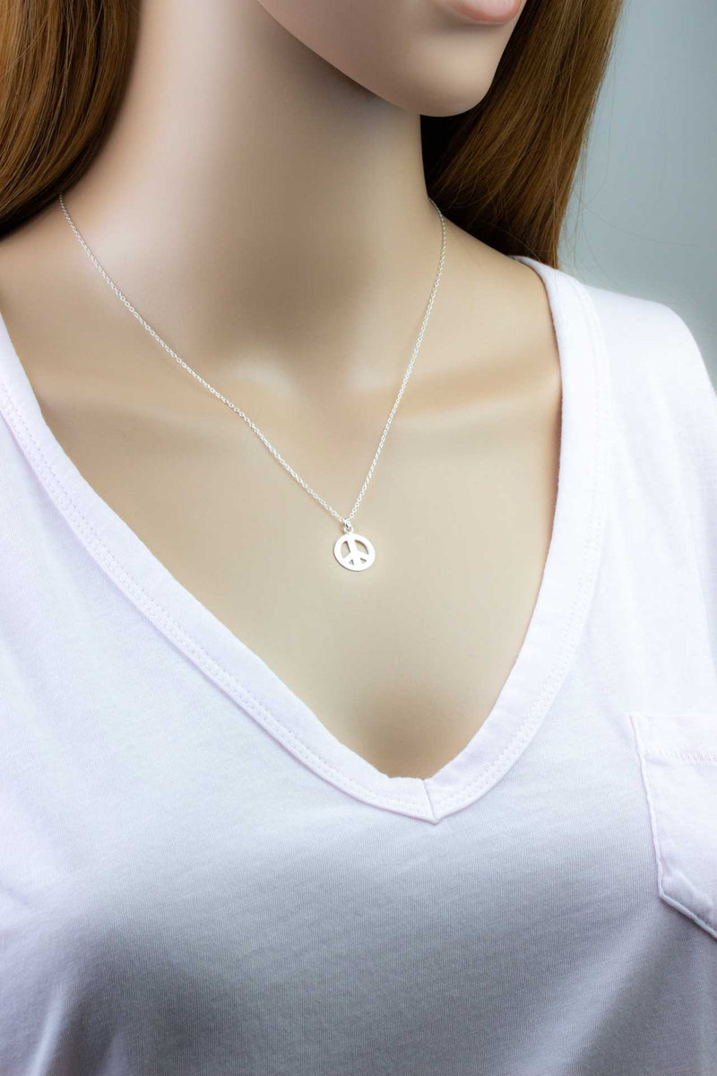 Kette Silber Peace