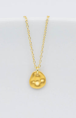 Kette Nugget 925 Silber vergoldet - Catalea - Schlichter Schmuck - Minimalistischer Schmuck - Modeschmuck