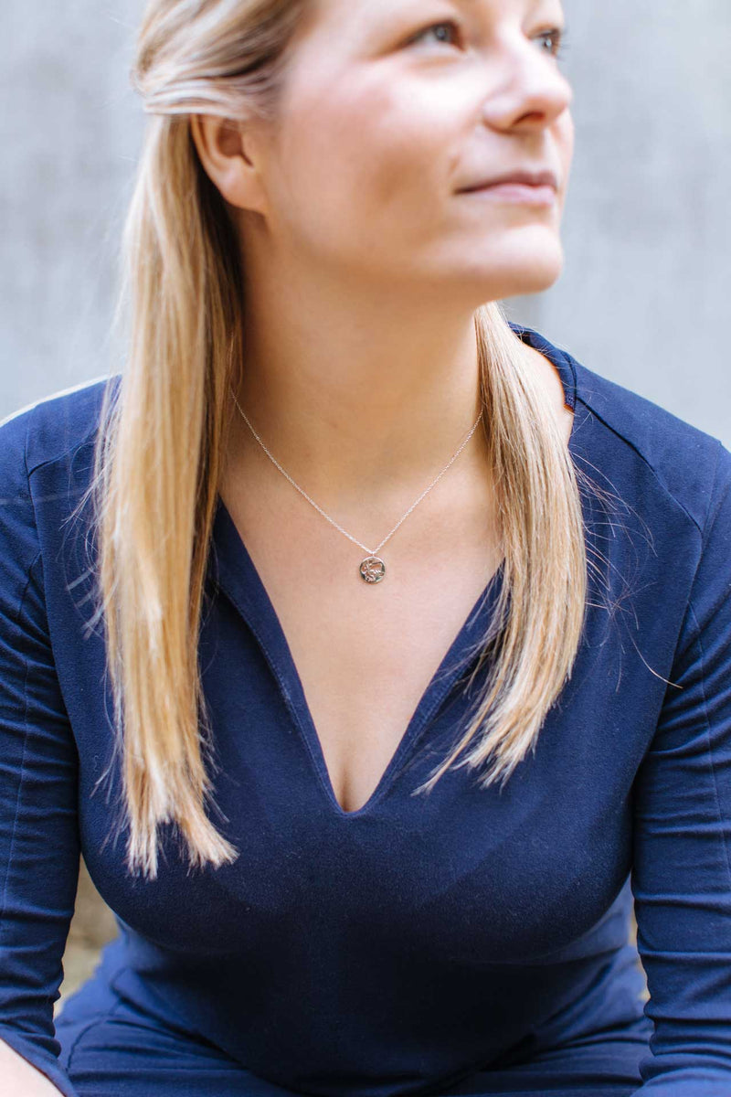Kette Silber Erde