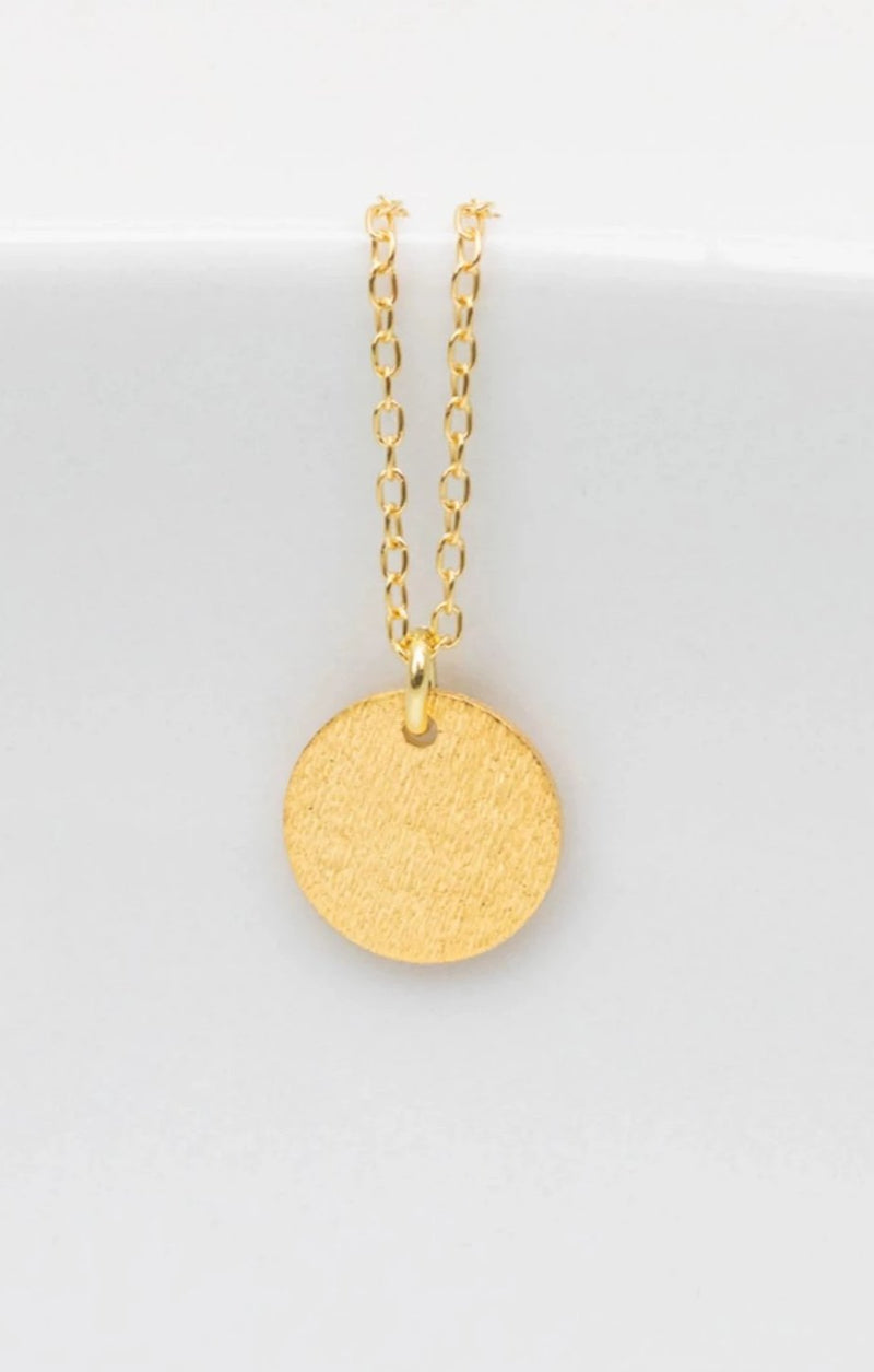 Kette 925er Silber vergoldet Plättchen - Catalea - Schlichter Schmuck - Minimalistischer Schmuck - Modeschmuck