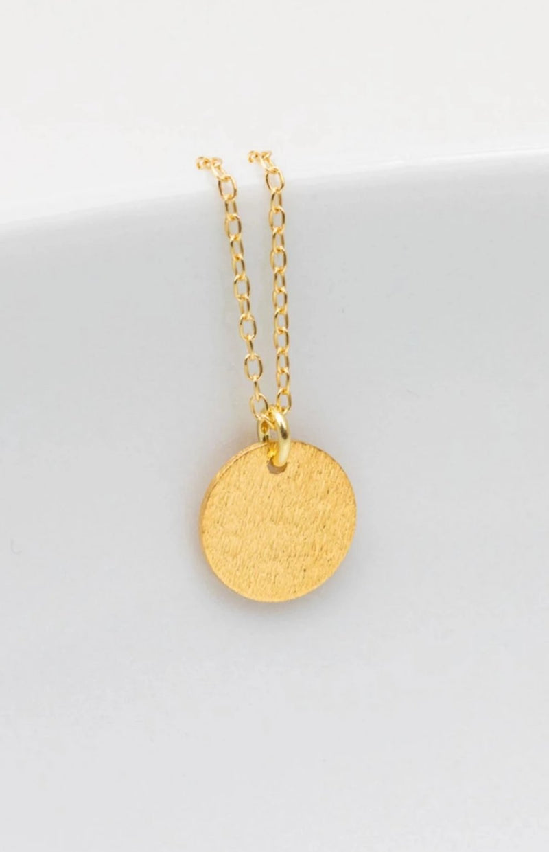Kette 925er Silber vergoldet Plättchen - Catalea - Schlichter Schmuck - Minimalistischer Schmuck - Modeschmuck