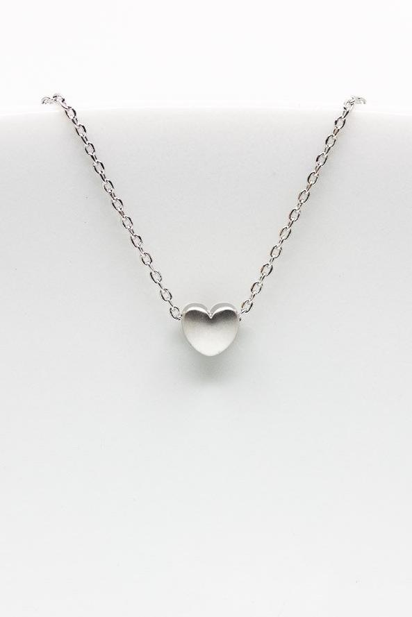 Kette versilbert Herz - Catalea - Schlichter Schmuck - Minimalistischer Schmuck - Modeschmuck