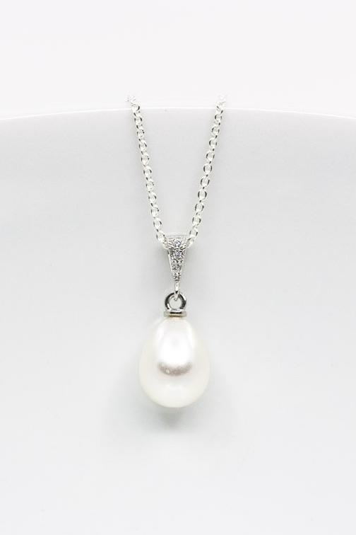 Kette Capri Silber Perlen - Catalea - Schlichter Schmuck - Minimalistischer Schmuck - Modeschmuck