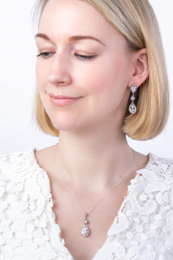 Ohrringe Aurora versilbert - Catalea - Schlichter Schmuck - Minimalistischer Schmuck - Modeschmuck