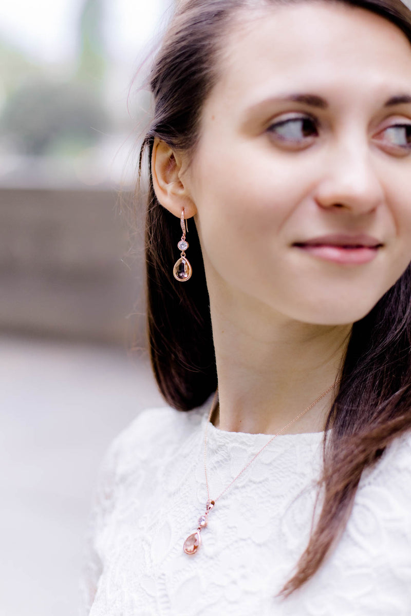 Kette Bari rosevergoldet Pfirsich - Catalea - Schlichter Schmuck - Minimalistischer Schmuck - Modeschmuck