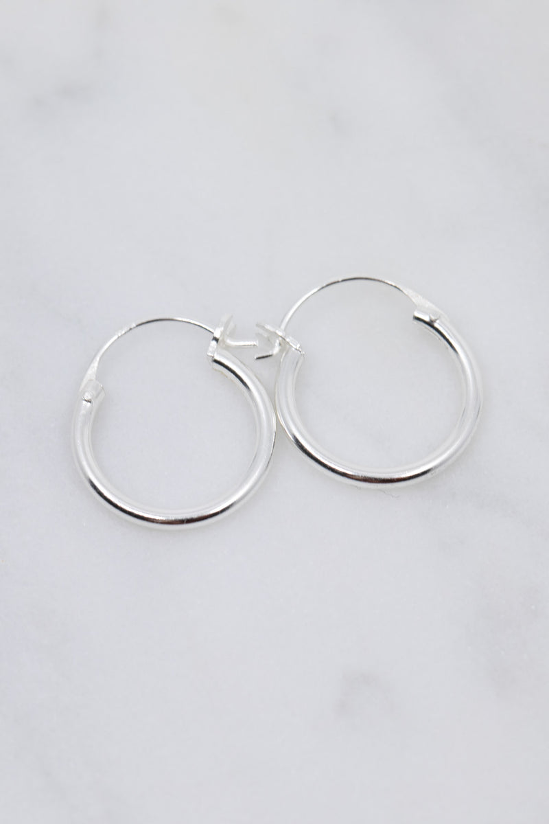 Creolen 925 Silber - Catalea - Schlichter Schmuck - Minimalistischer Schmuck - Modeschmuck