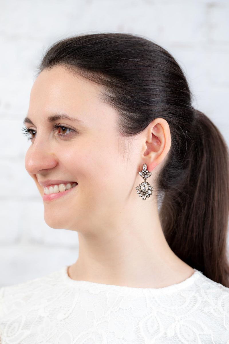 Ohrringe Louisiana vergoldet Vintage - Catalea - Schlichter Schmuck - Minimalistischer Schmuck - Modeschmuck