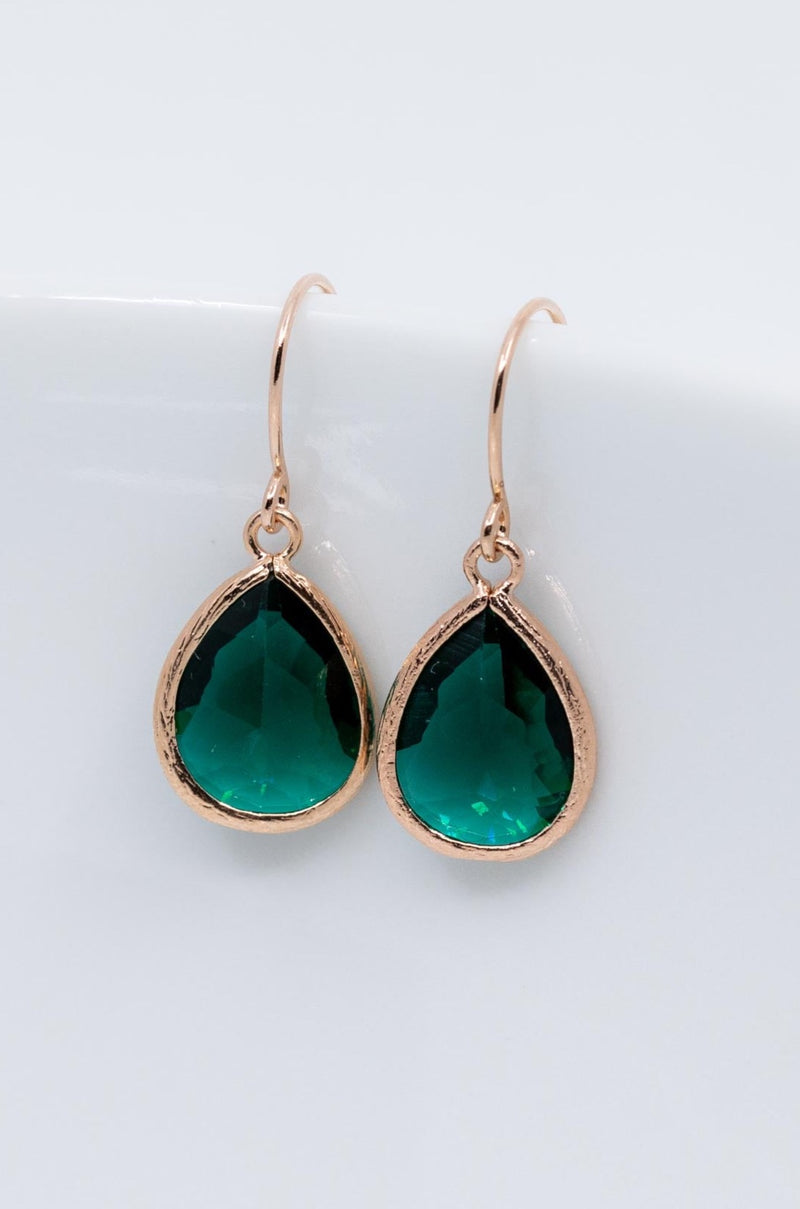 Schmuckset Rosegold Grün Saranda