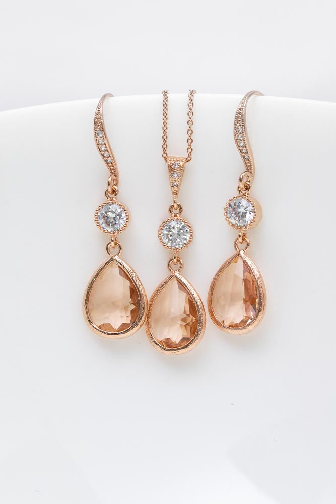 Kette Bari rosevergoldet Pfirsich - Catalea - Schlichter Schmuck - Minimalistischer Schmuck - Modeschmuck