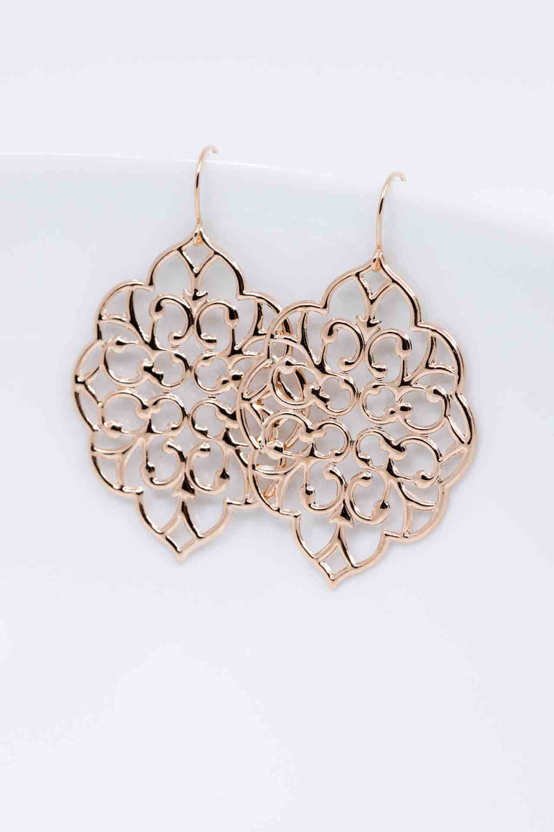 Ohrringe Rosegold Ornamente