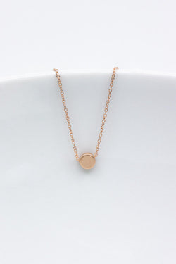 Kette Rosegold Plättchen