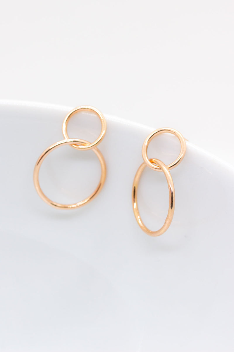Ohrringe Rosegold Ringe